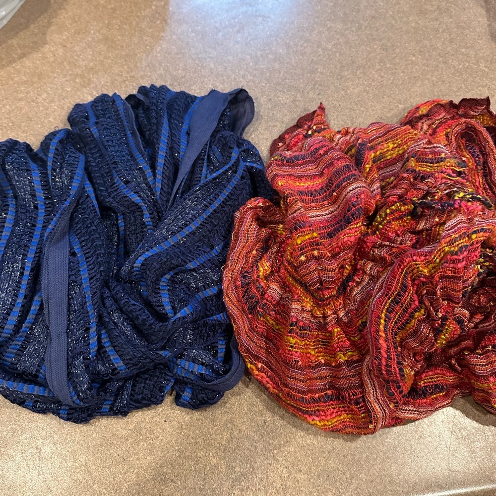 Colorful Knit Scarves Set